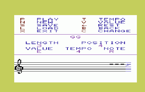 Fun With Music screenshot 2 for Vic-20